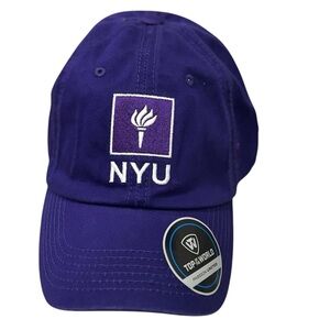 Hat with NYU logo